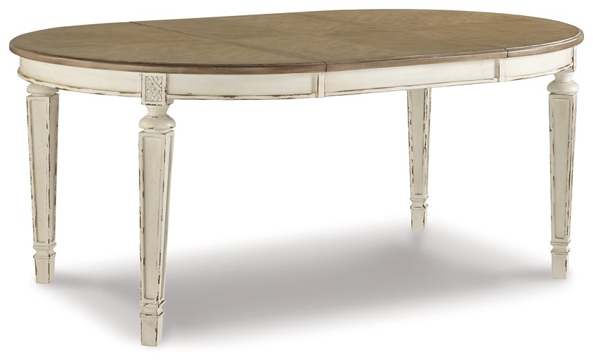 Realyn Dining Extension Table Half Price Furniture