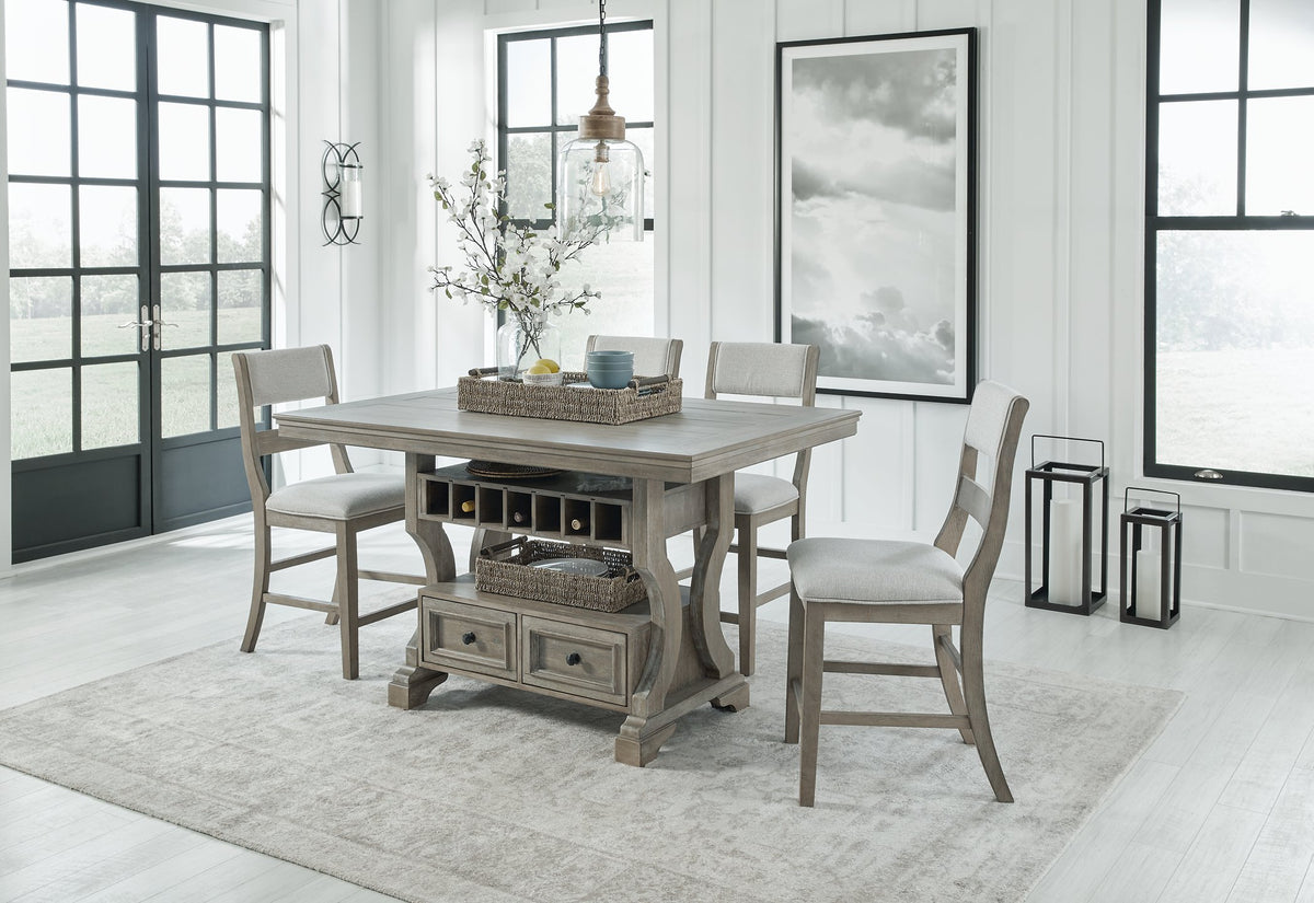 Moreshire Counter Height Dining Set - Half Price Furniture