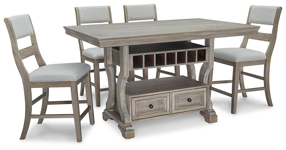Moreshire Counter Height Dining Set Half Price Furniture