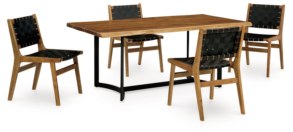 Fortmaine Dining Package - Casual Seating Set - Half Price Furniture