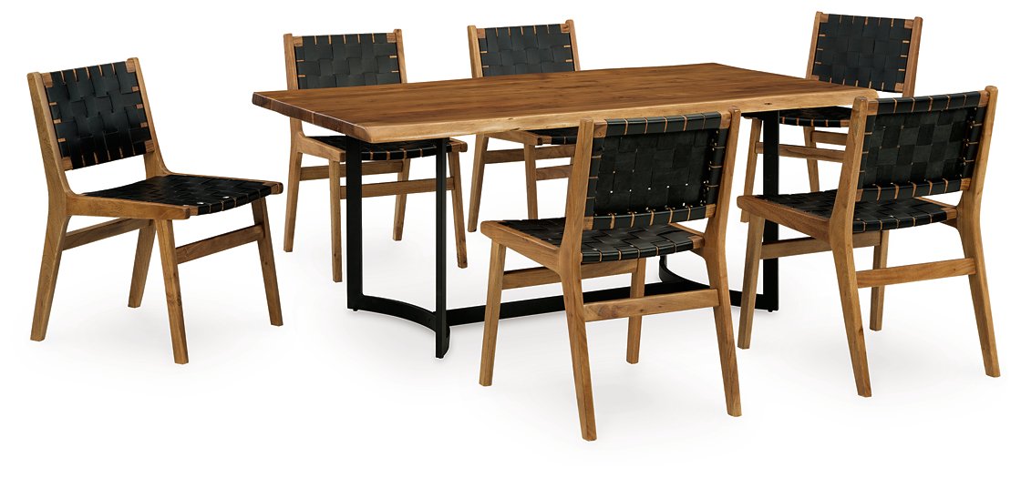 Fortmaine Dining Package - Casual Seating Set - Half Price Furniture