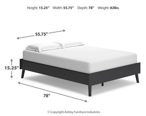 Charlang Bed and Mattress Set - Half Price Furniture