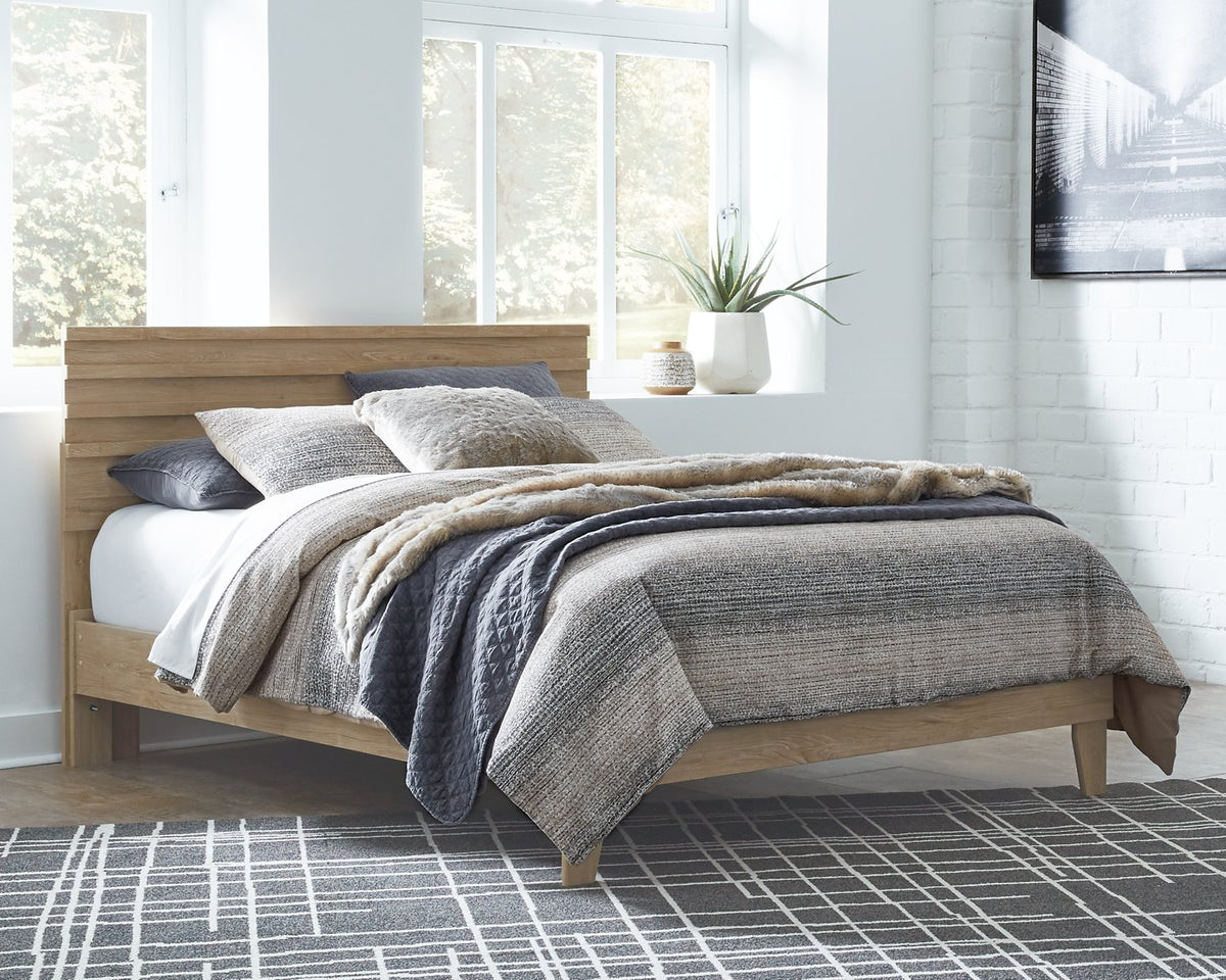 Oliah Queen Panel Bed - Half Price Furniture