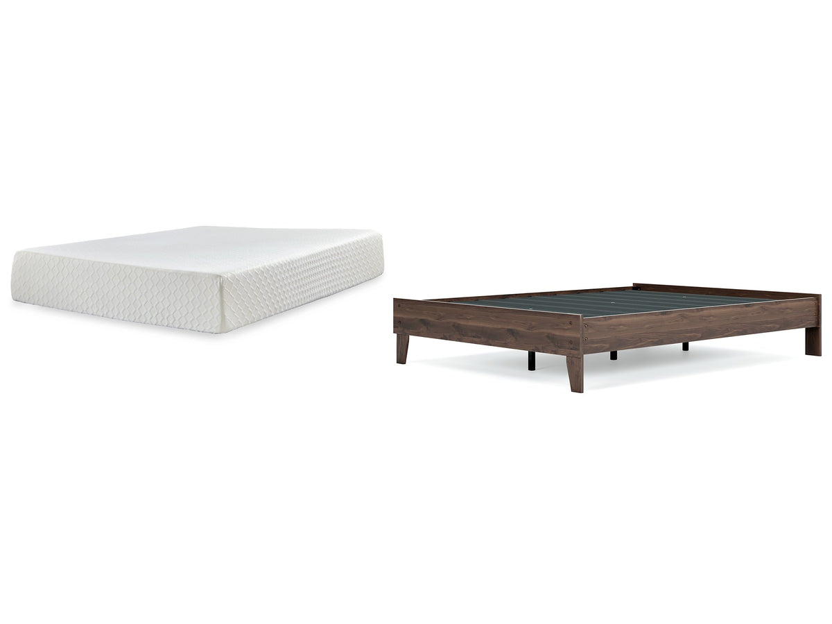 Calverson Bed and Mattress Set Half Price Furniture