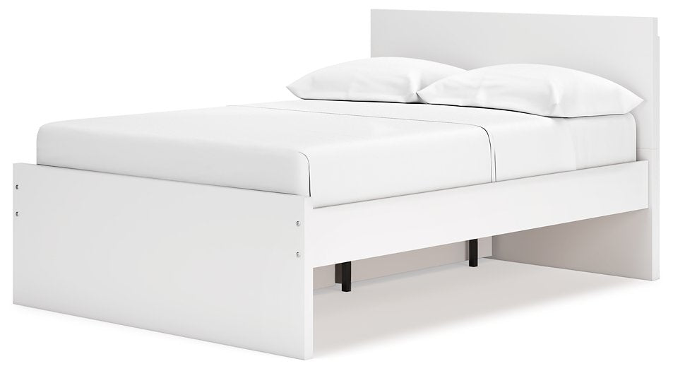 Onita Panel Bed with 1 Side Storage  Half Price Furniture