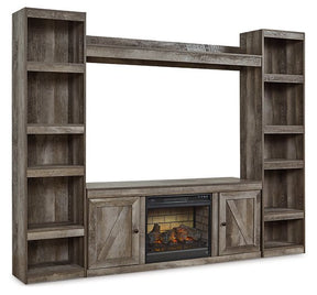Wynnlow 4-Piece Entertainment Center with Electric Fireplace - Half Price Furniture
