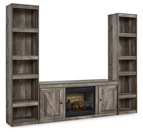 Wynnlow 3-Piece Entertainment Center with Electric Fireplace - Half Price Furniture