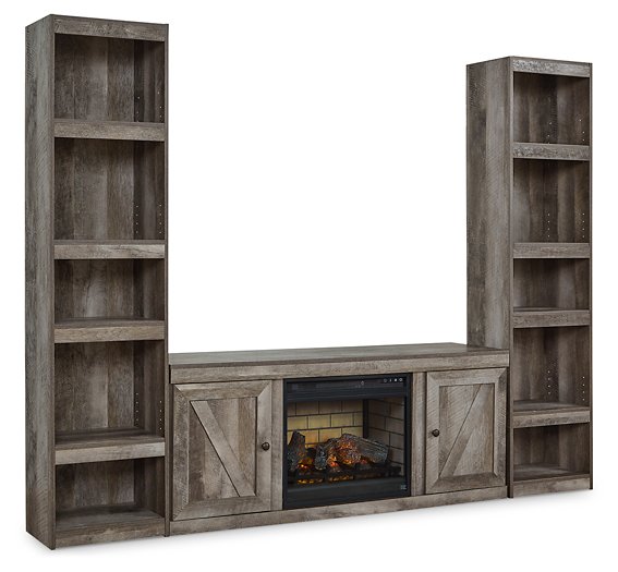 Wynnlow 3-Piece Entertainment Center with Electric Fireplace Half Price Furniture