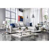 Ornella Light Gray/Blue Sectional Ornella Light Gray/Blue Sectional Half Price Furniture