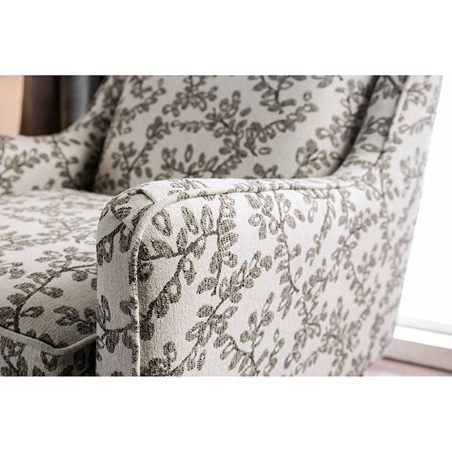 Dorset Ivory/Pattern Floral Chair  Las Vegas Furniture Stores