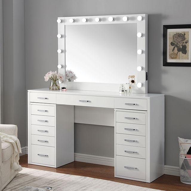 APHRODITE Vanity Set, White APHRODITE Vanity Set, White Half Price Furniture