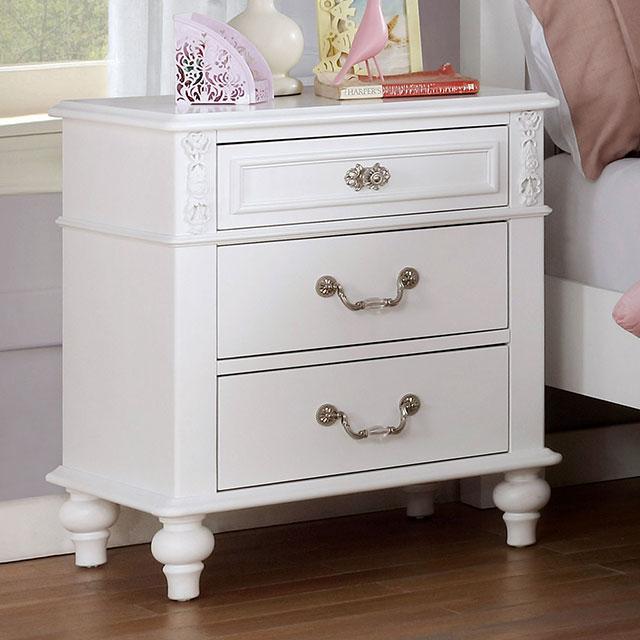 BELVA Night Stand w/ USB Outlet  Las Vegas Furniture Stores