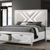 EMMELINE Cal.King Bed, White EMMELINE Cal.King Bed, White Half Price Furniture