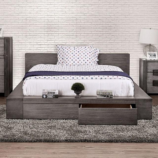 JANEIRO Cal.King Bed - Half Price Furniture