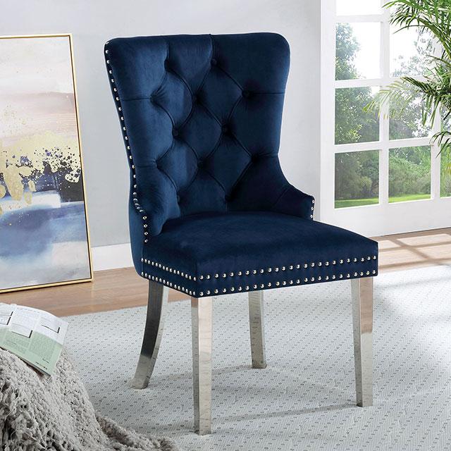JEWETT Chair, Blue (2/CTN) JEWETT Chair, Blue (2/CTN) Half Price Furniture