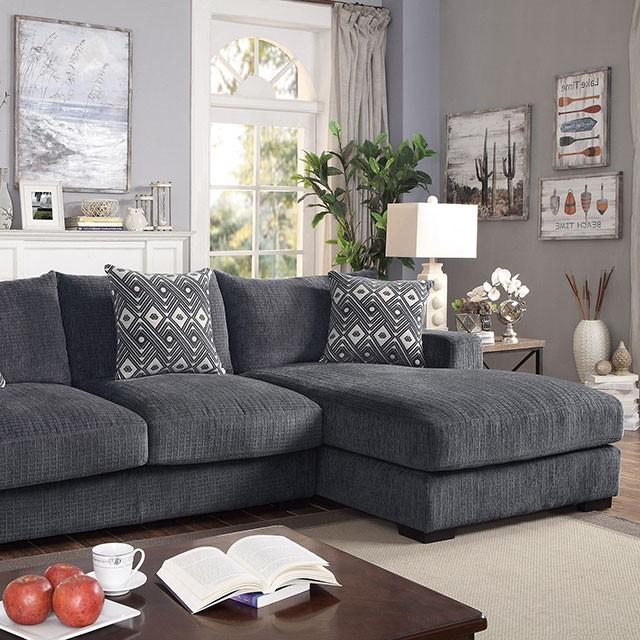 KAYLEE L-Shaped Sectional, Right Chaise  Las Vegas Furniture Stores