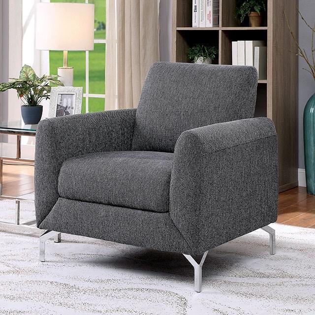 LAURITZ Chair, Gray LAURITZ Chair, Gray Half Price Furniture