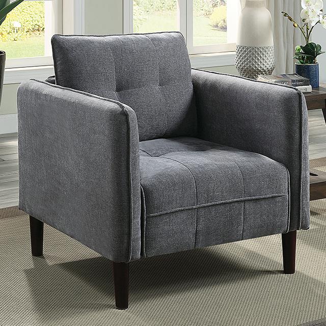 LYNDA Chair, Dark Gray LYNDA Chair, Dark Gray Half Price Furniture