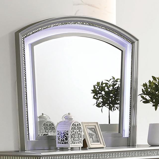 MADDIE Mirror, Silver MADDIE Mirror, Silver Half Price Furniture