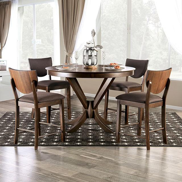 MARINA Counter Ht. Round Dining Table  Las Vegas Furniture Stores