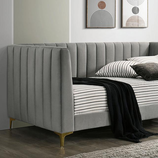 NEOMA Twin Daybed, Light Gray NEOMA Twin Daybed, Light Gray Half Price Furniture