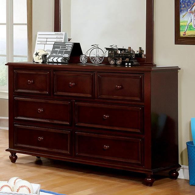 OLIVIA Dresser, Dark Walnut OLIVIA Dresser, Dark Walnut Half Price Furniture
