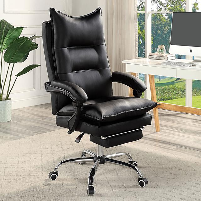 PERCE Office Chair, Black  Las Vegas Furniture Stores