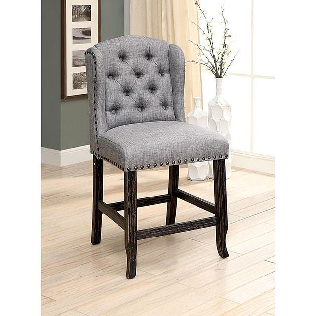 SANIA Counter Ht. Wingback Chair (2/CTN) - Half Price Furniture