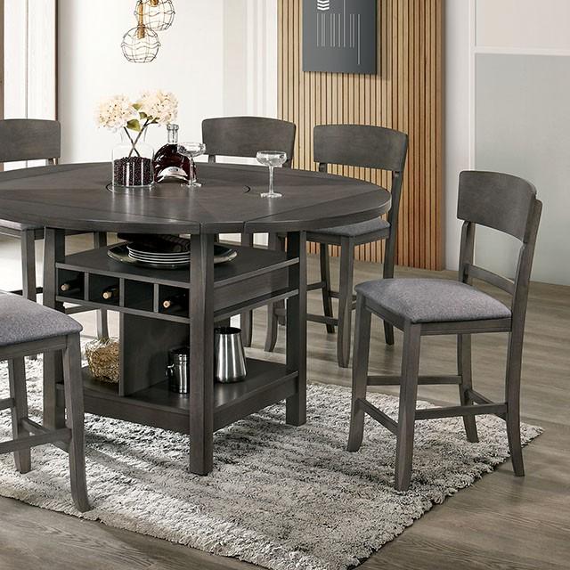 STACIE Counter Ht. Round Dining Table STACIE Counter Ht. Round Dining Table Half Price Furniture