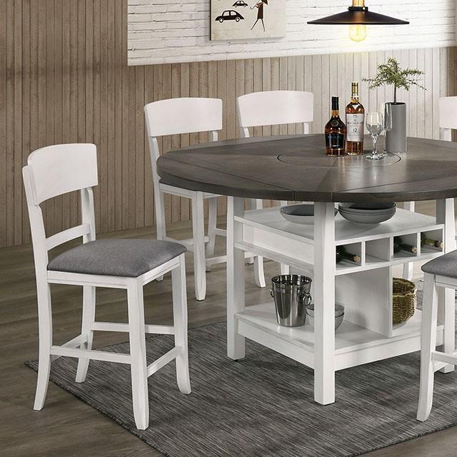 STACIE Counter Ht. Round Dining Table  Las Vegas Furniture Stores