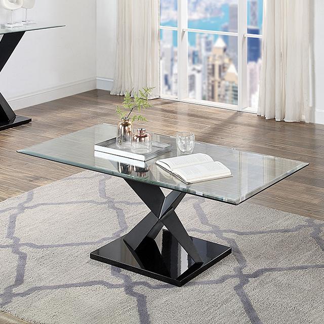 XANTHUS Coffee Table, Black XANTHUS Coffee Table, Black Half Price Furniture
