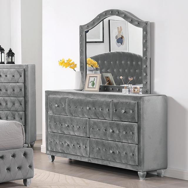 ZOHAR Dresser, Gray ZOHAR Dresser, Gray Half Price Furniture