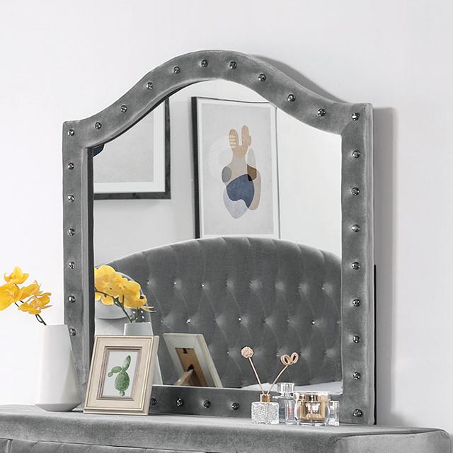 ZOHAR Mirror, Gray ZOHAR Mirror, Gray Half Price Furniture