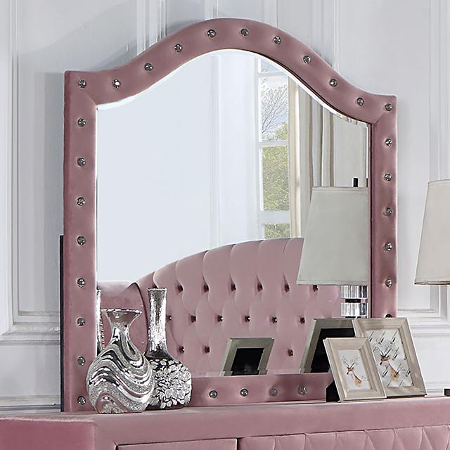 ZOHAR Mirror, Pink  Las Vegas Furniture Stores