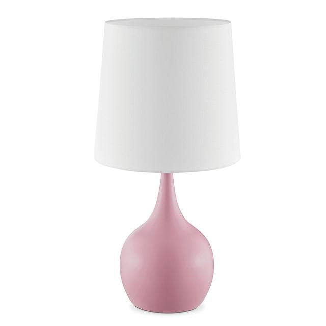EDIE Table Lamp, Pink  Las Vegas Furniture Stores