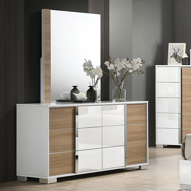 ERLANGEN Dresser, White/Natural ERLANGEN Dresser, White/Natural Half Price Furniture