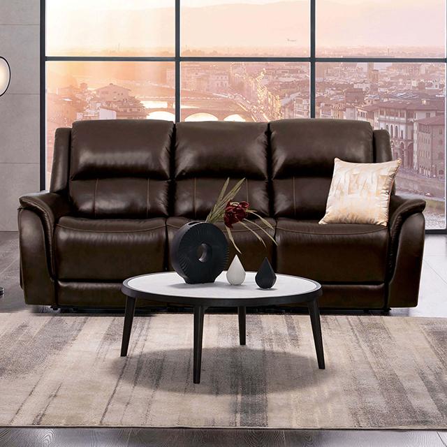 GORGIUS Power Sofa, Espresso  Las Vegas Furniture Stores