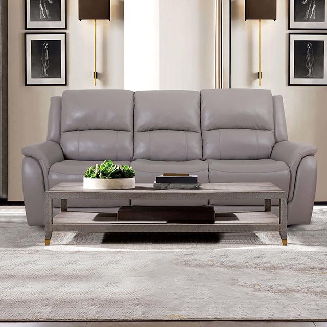 GORGIUS Power Sofa, Light Gray GORGIUS Power Sofa, Light Gray Half Price Furniture