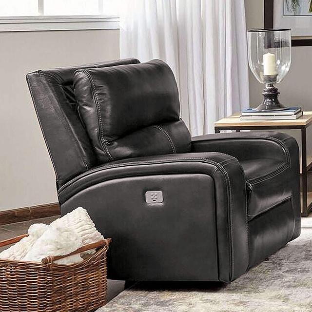 SOTERIOS Power Recliner, Charcoal SOTERIOS Power Recliner, Charcoal Half Price Furniture