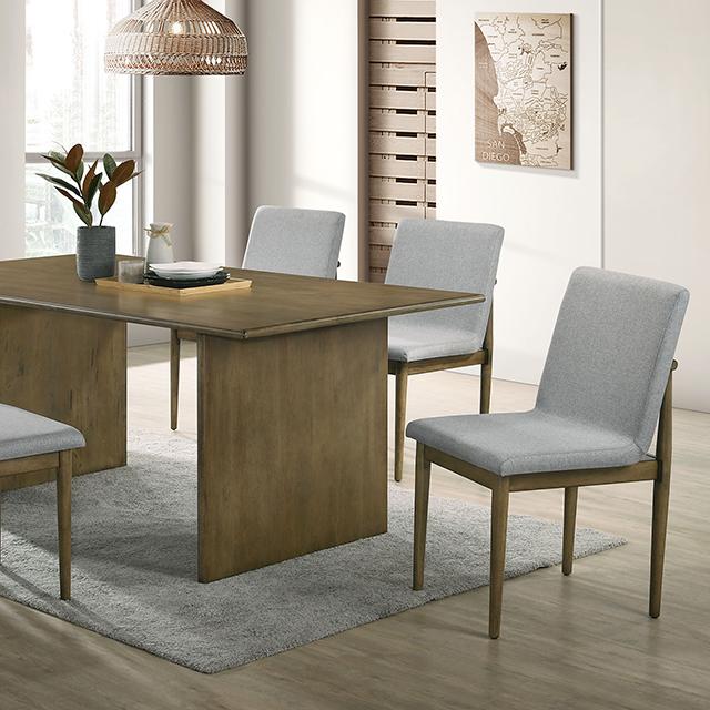 ST GALLEN Dining Table, Natural Tone/Light Gray  Las Vegas Furniture Stores