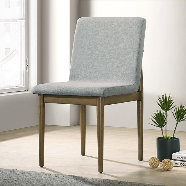ST GALLEN Side Chair (2/CTN), Natural Tone/Light Gray ST GALLEN Side Chair (2/CTN), Natural Tone/Light Gray Half Price Furniture