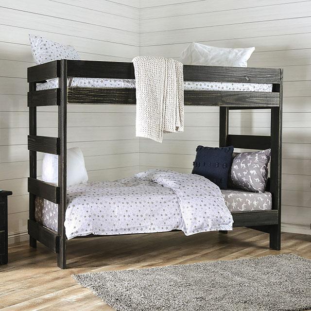 ARLETTE T/T Bunk Bed w/ 2 Slat Kits (*Mattress Ready) Half Price Furniture