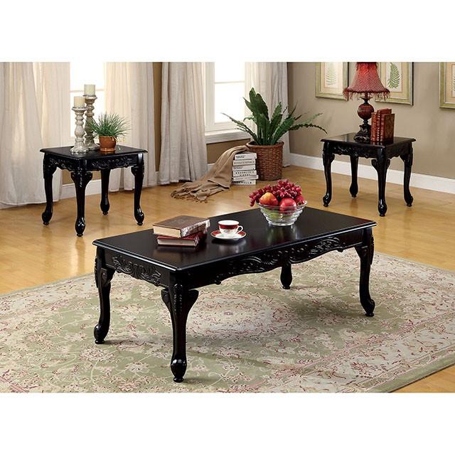 Cheshire Black 3 Pc. Coffee Set Half Price Furniture
