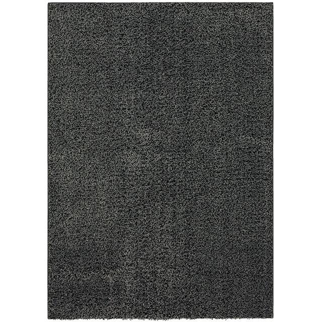 DUFUR 5' X 7' Area Rug, Dark Gray Half Price Furniture