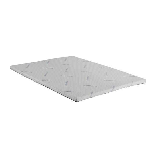 Ilene White Memory Foam Topper, Twin Half Price Furniture
