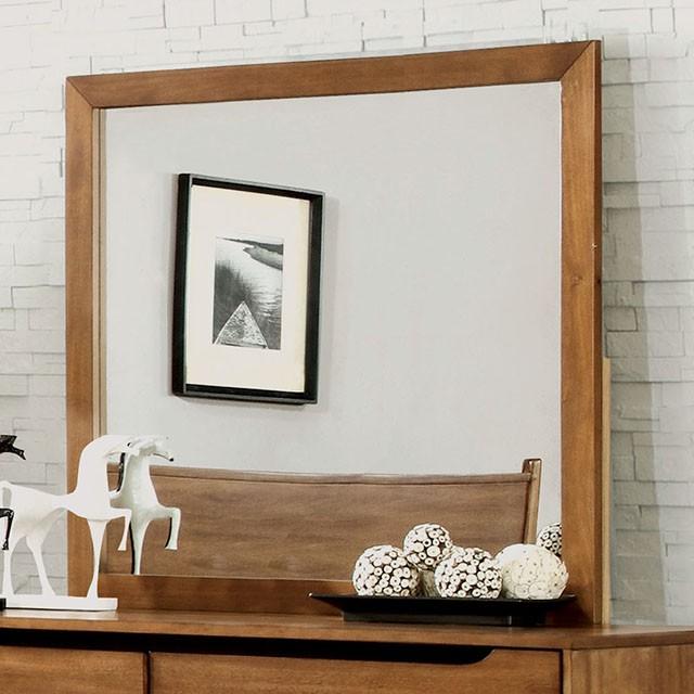 Lennart Oak Rectangular Mirror Half Price Furniture