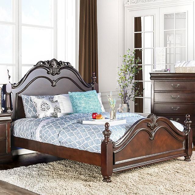 Mandura Cherry Cal.King Bed Half Price Furniture
