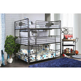Olga I Sand Black Full/Full/Full Bunk Bed Half Price Furniture