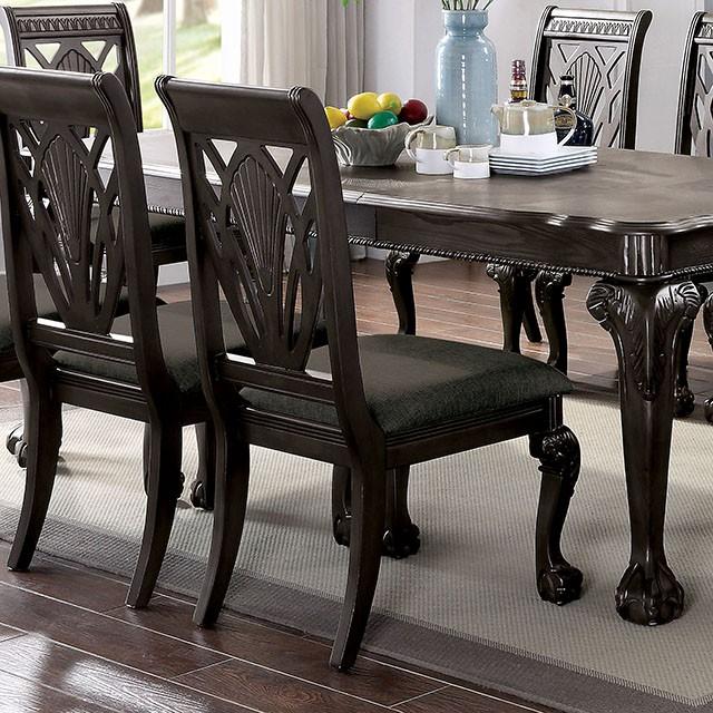Petersburg Dark Gray Side Chair (2/CTN) Half Price Furniture