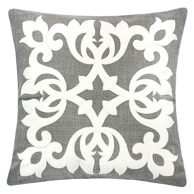 Trudy Silver 20" X 20" Pillow, Silver Half Price Furniture